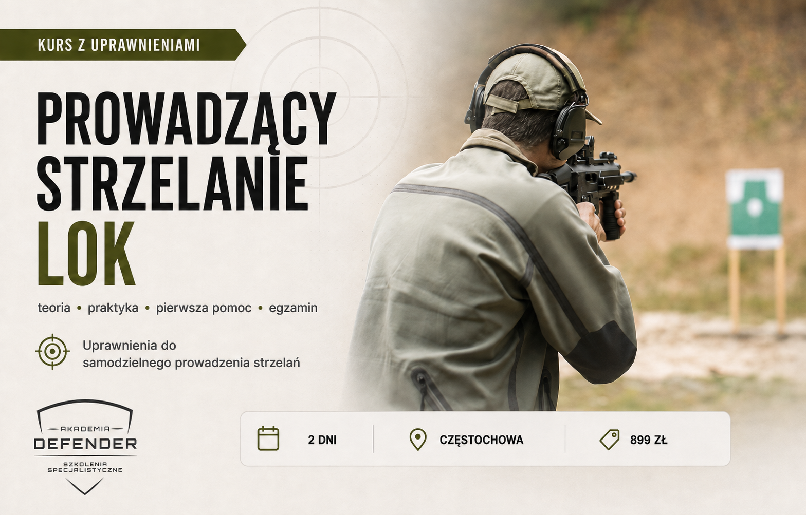 Kurs Prowadzący Strzelanie LOK — baner